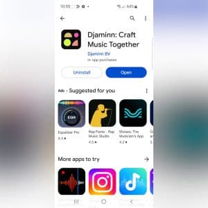 Press ‘Open’ to start