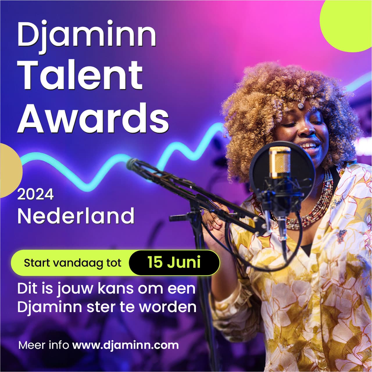 Djaminn Talent Award 2024: Your Chance to be the star!