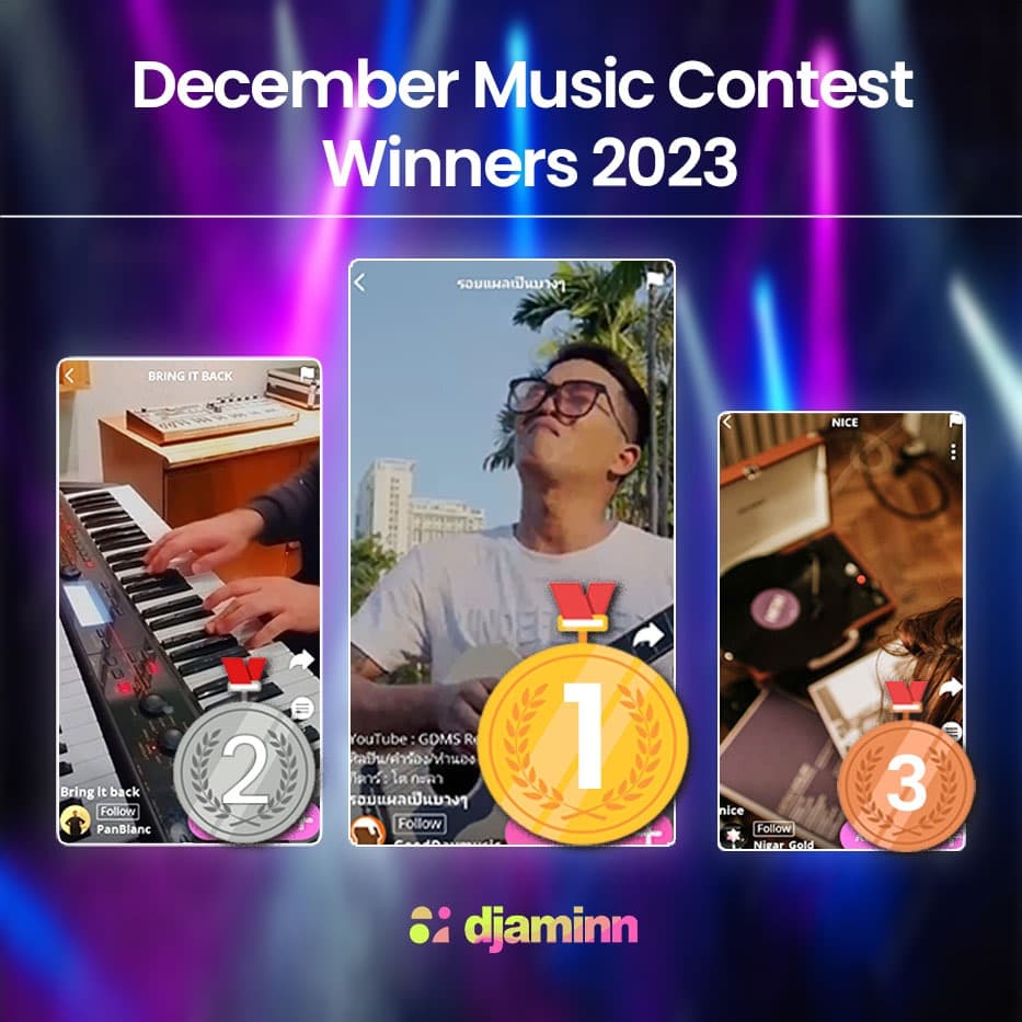 Djaminn December contest winners